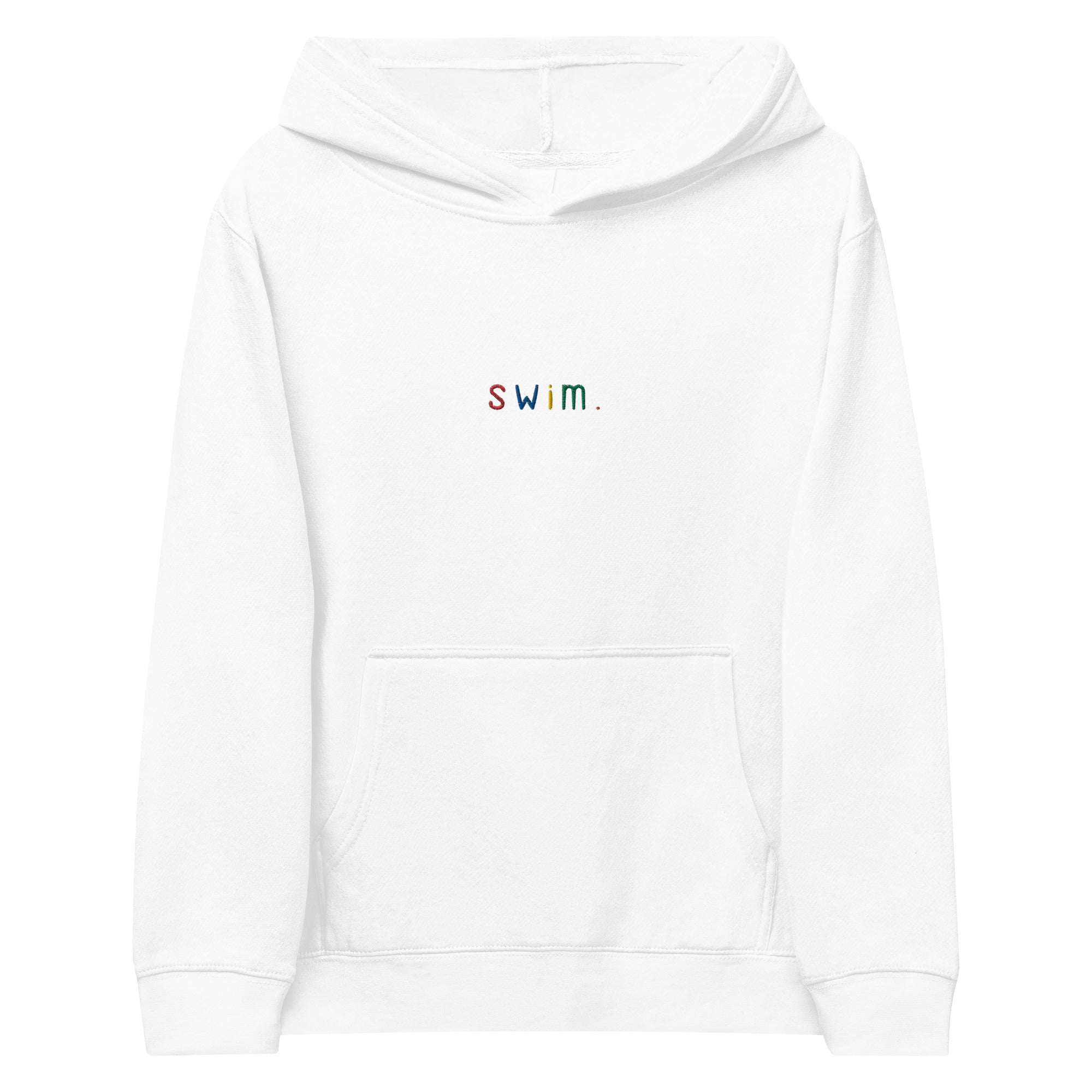 Swim. Kids fleece hoodie Swim Swag