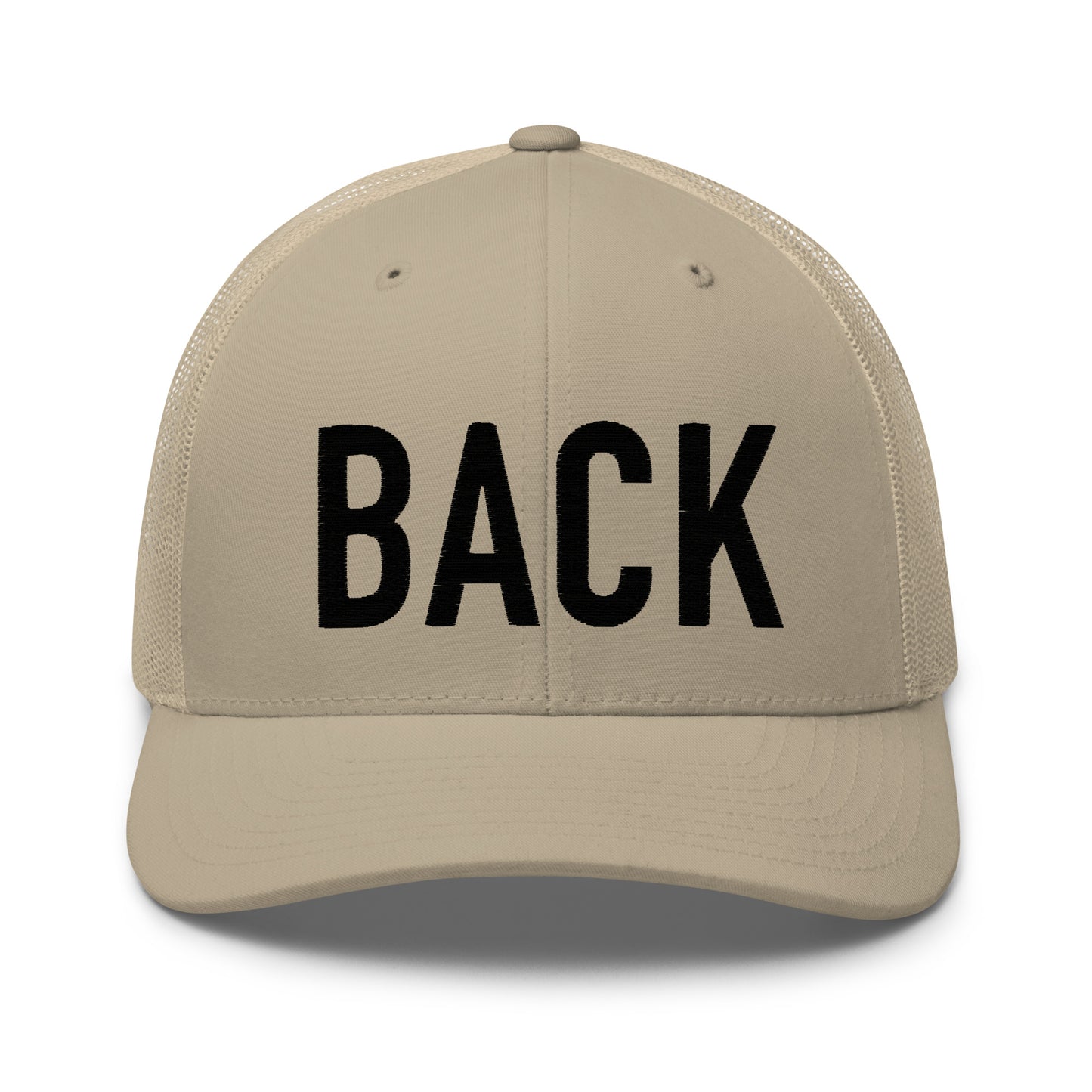 BACK - Backstroke Trucker Hat (Black)