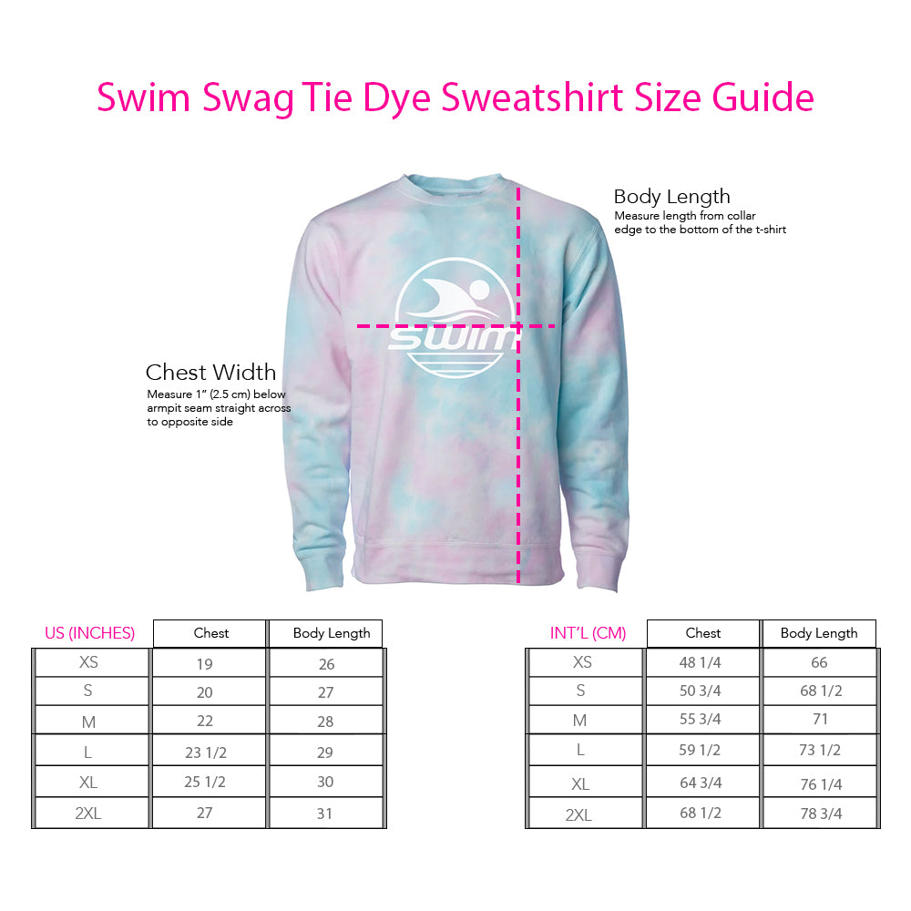 Swim Swag Tie Dye Sweatshirt