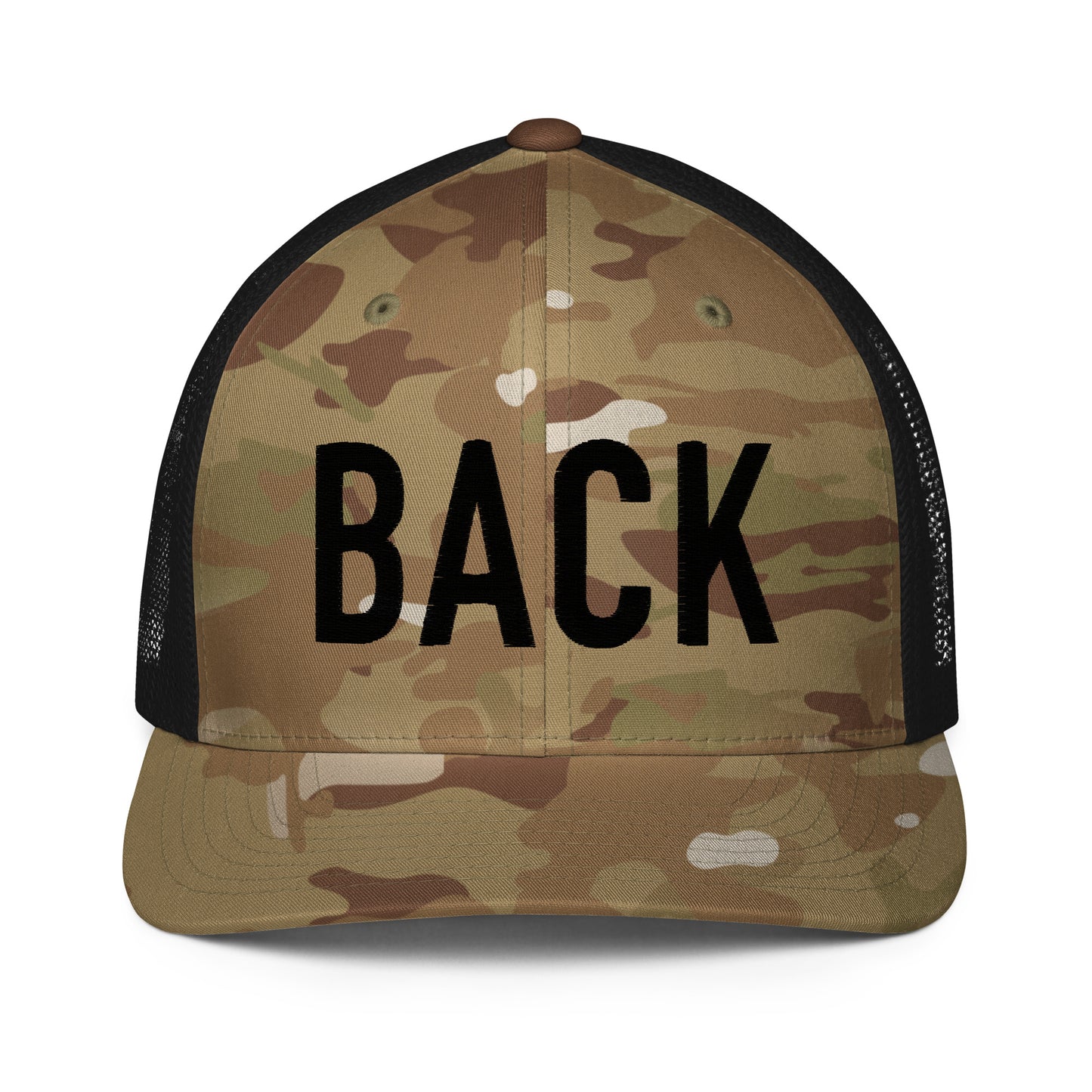 BACK Flexfit Trucker Hat